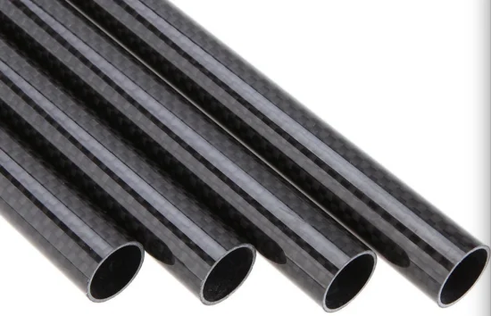 Tubo colorato in fibra di carbonio aramidica Kevlar, tubo in fibra di carbonio
