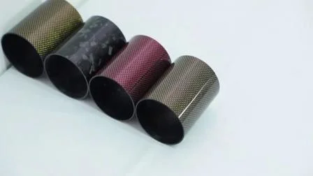 Tubo quadrato in fibra di carbonio leggero da 10 mm twill opaco lucido pultrusione 3K