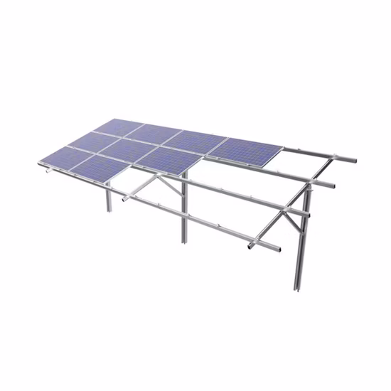 Staffa per pannello solare rotante regolabile per montaggio a terra per pannello solare policristallino da 300 W